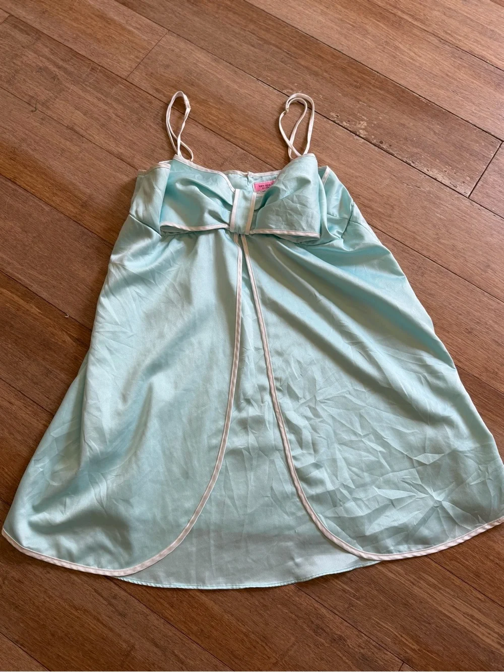 kate spade • Big Bow Charmeuse Chemise